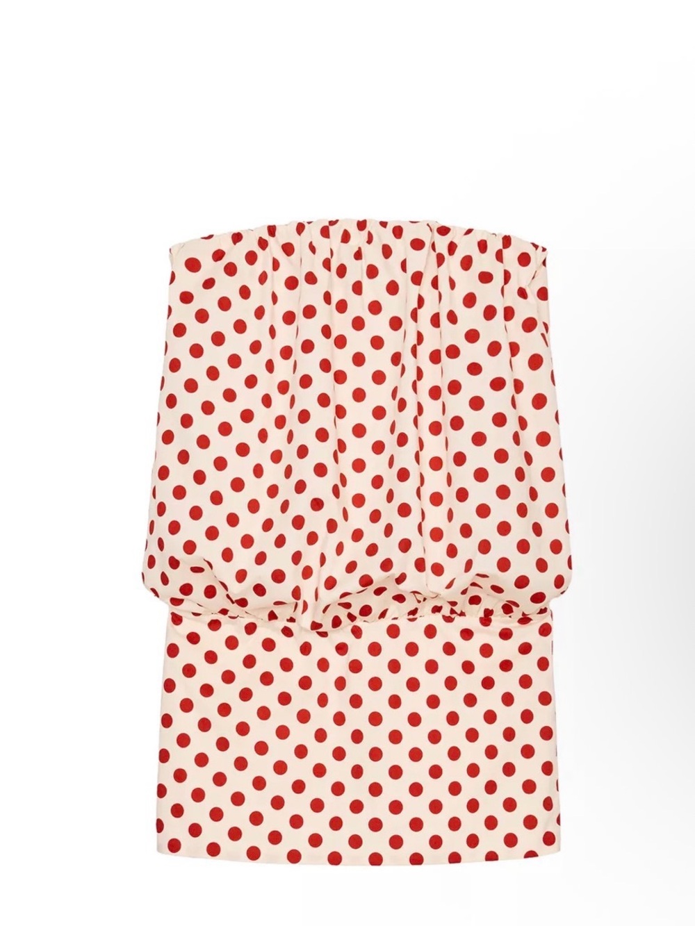 Zara Red Polka Dot Mini Dress